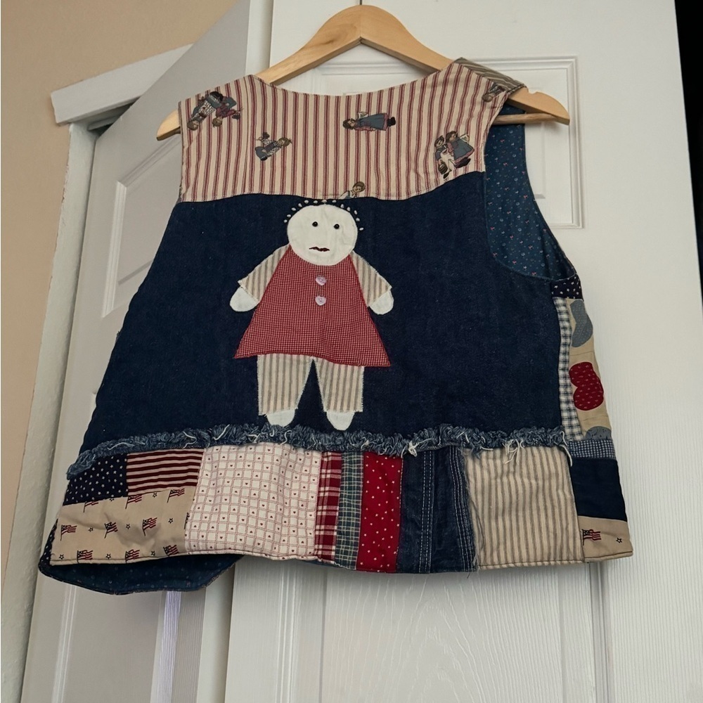 Vintage double sided vest